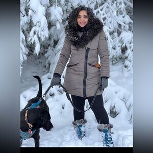 NOIZE GIGI Heavyweight Parka Taupe